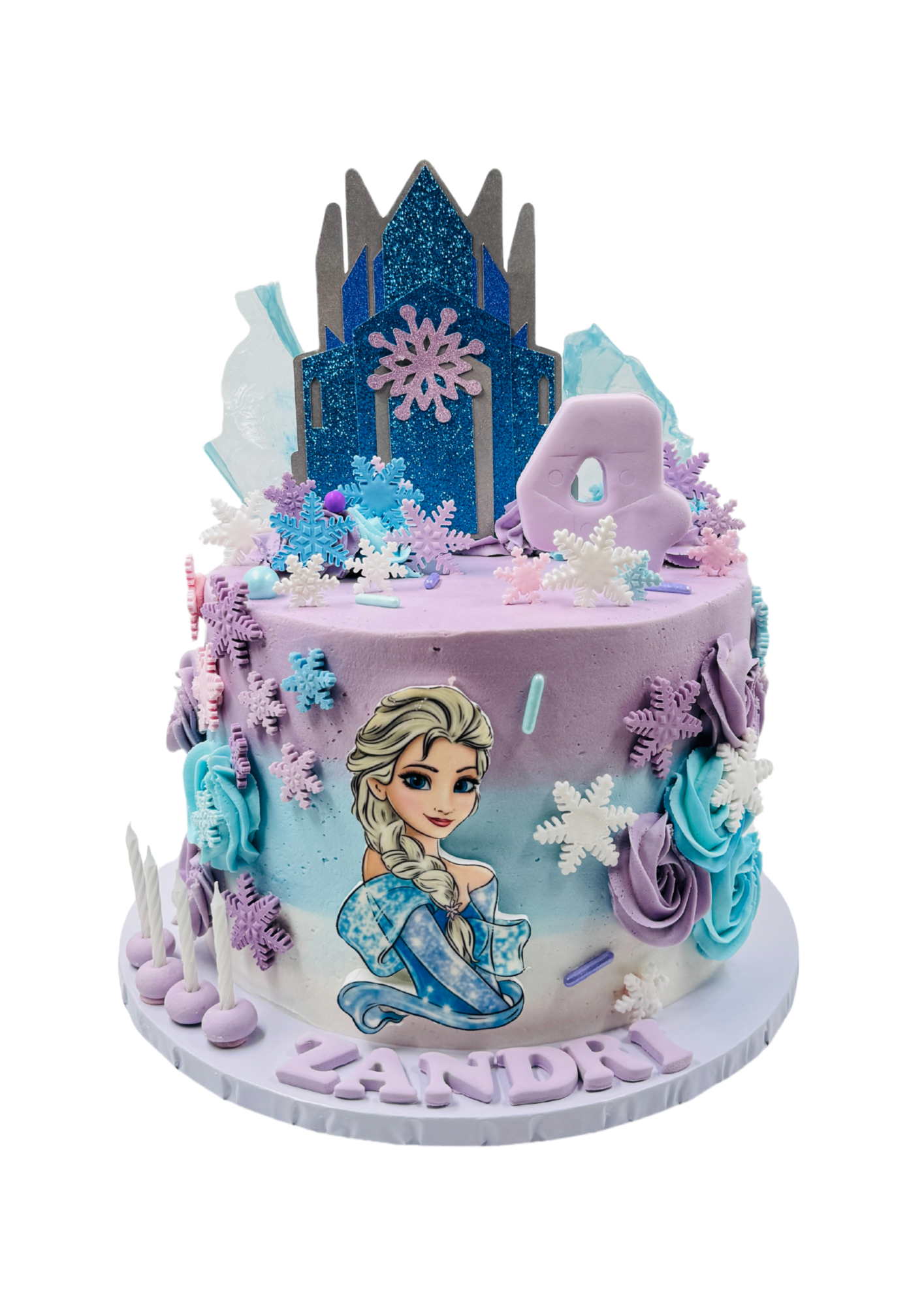 Elsa Castle cake