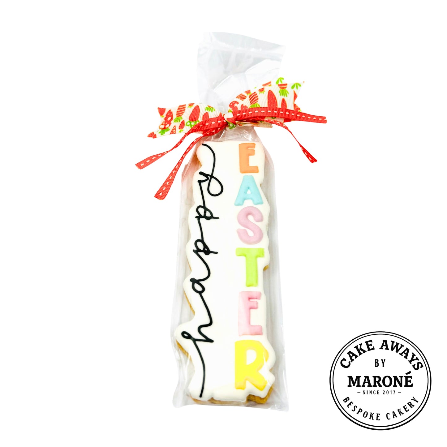 Happy Easter Script Cookie