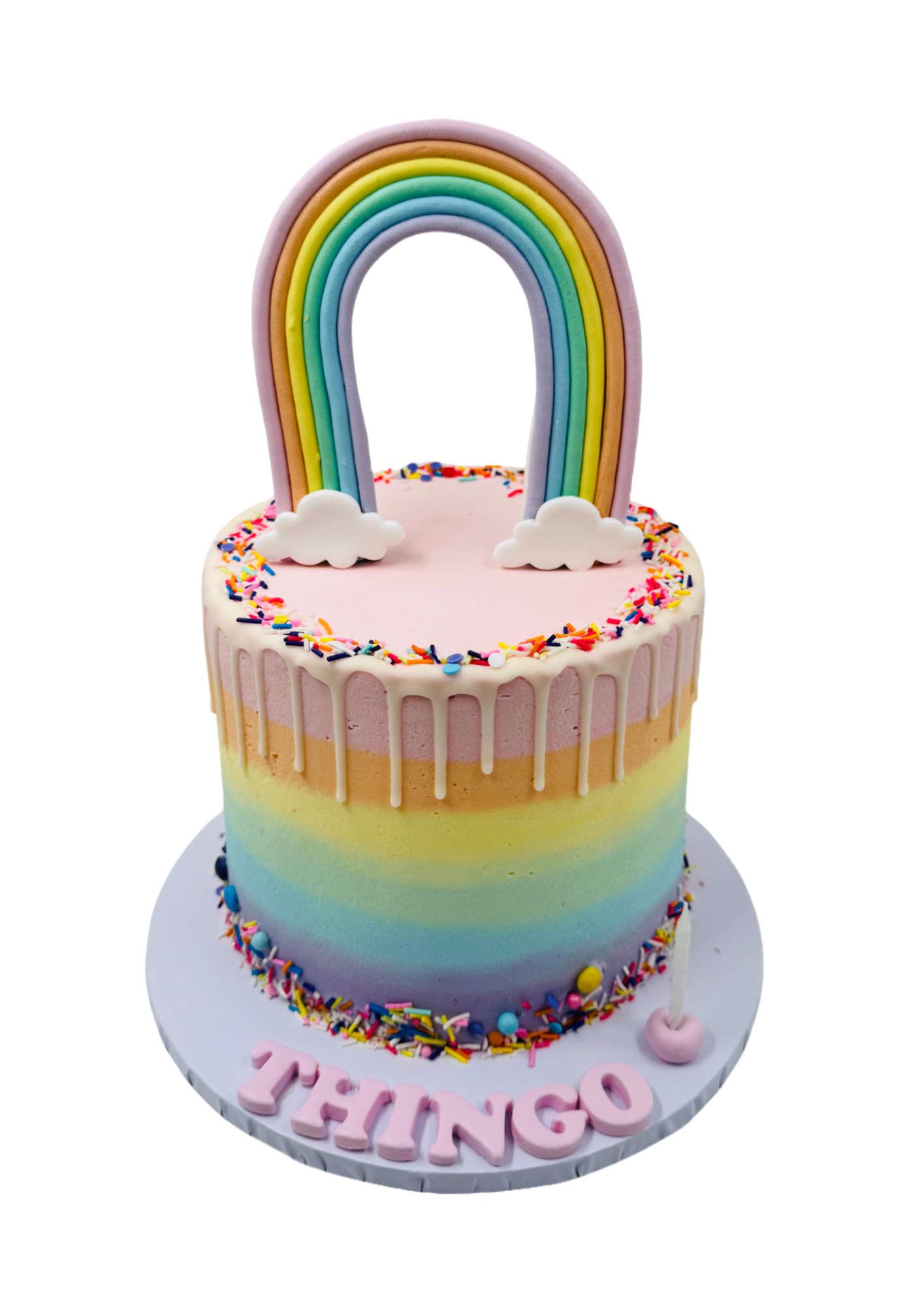 Pastel Rainbow Cake