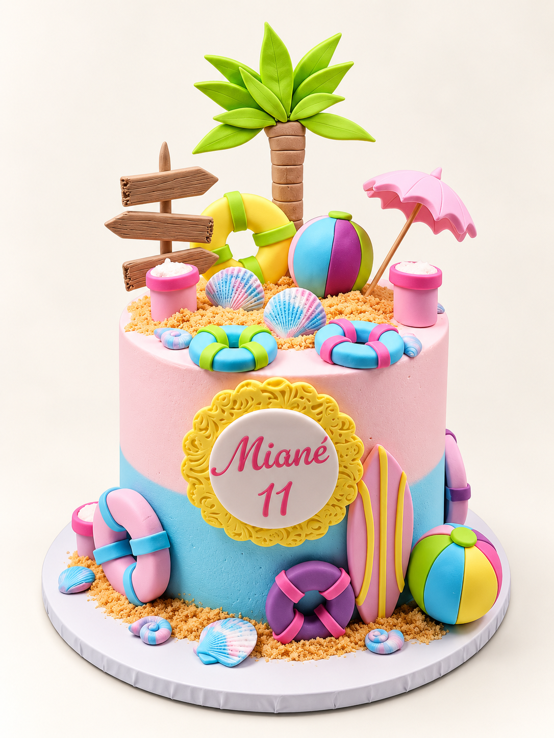 Pool Party Cake