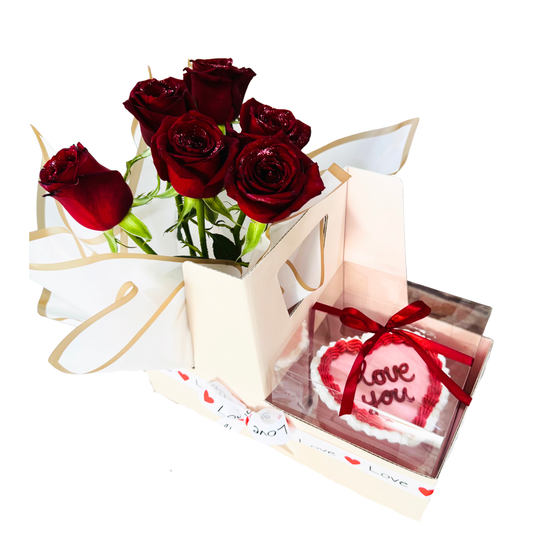 Valentine's Day Rose Gift Box