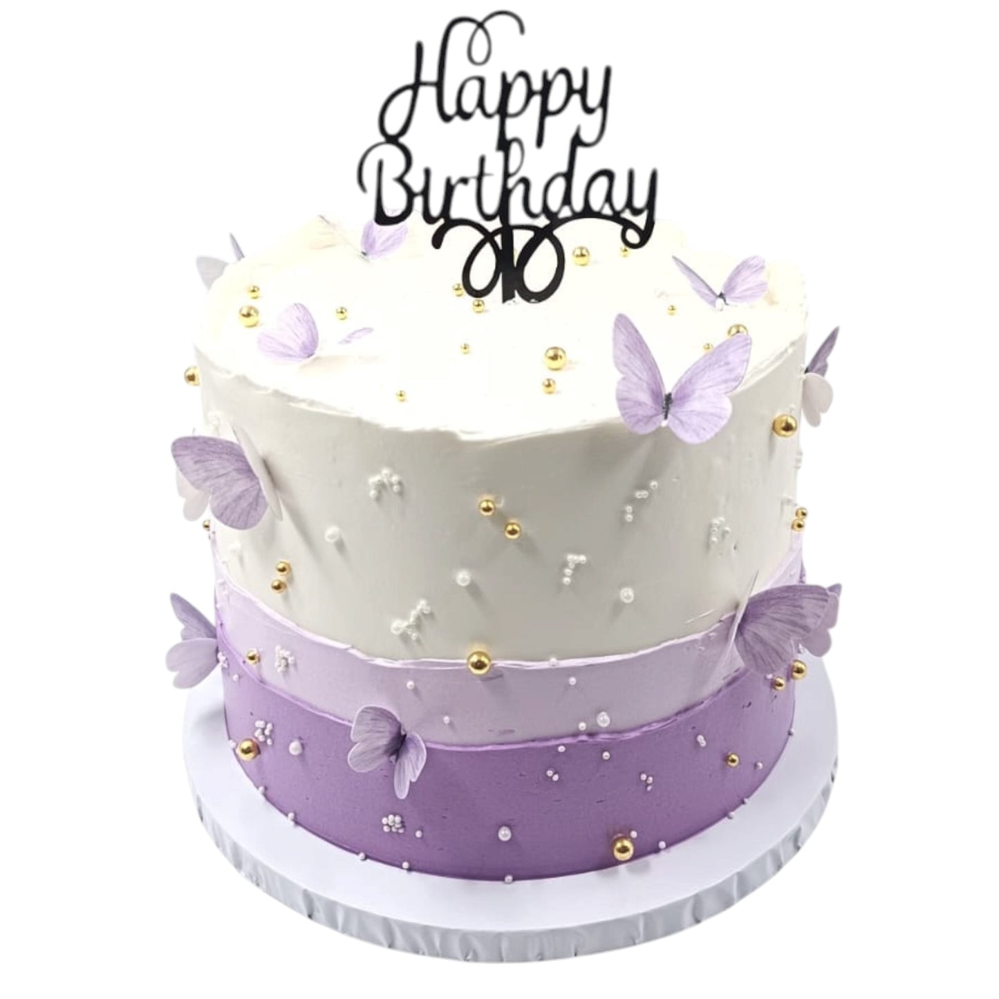 Purple Butterfly Cake