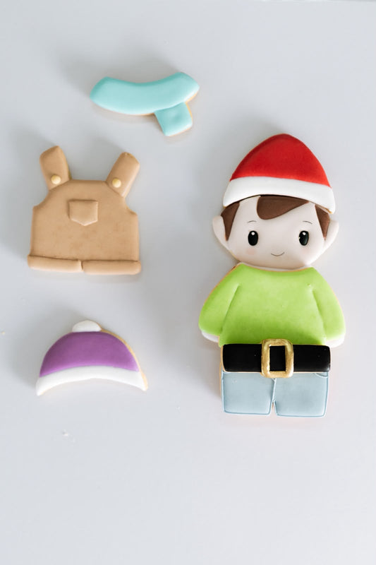 Elf Dress-Up Cookie Kit