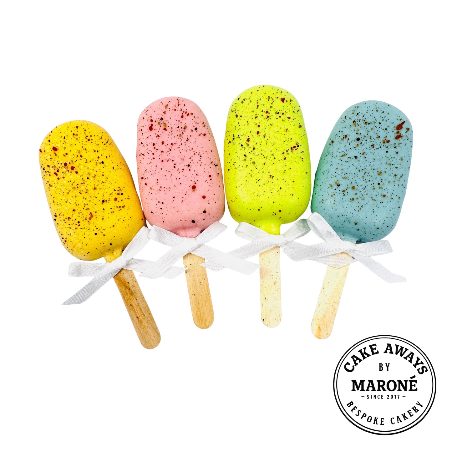 Easter Speckled Cakesicles