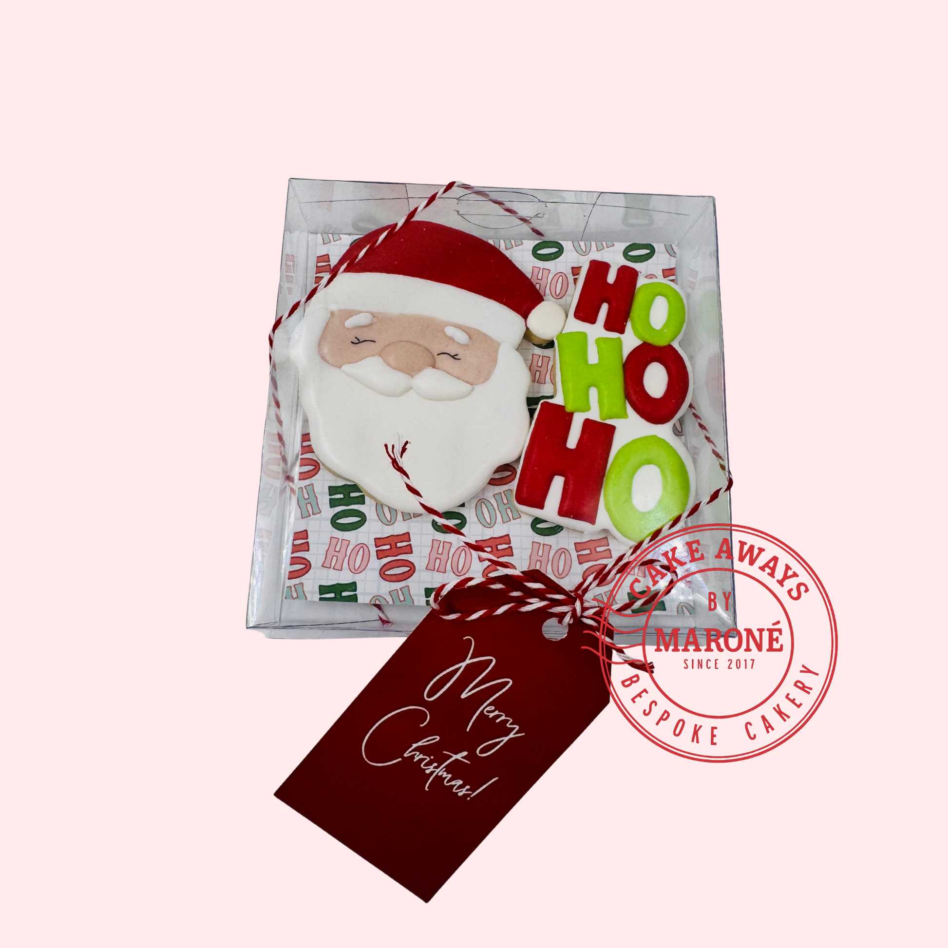 Santa Cookie Clear Box set