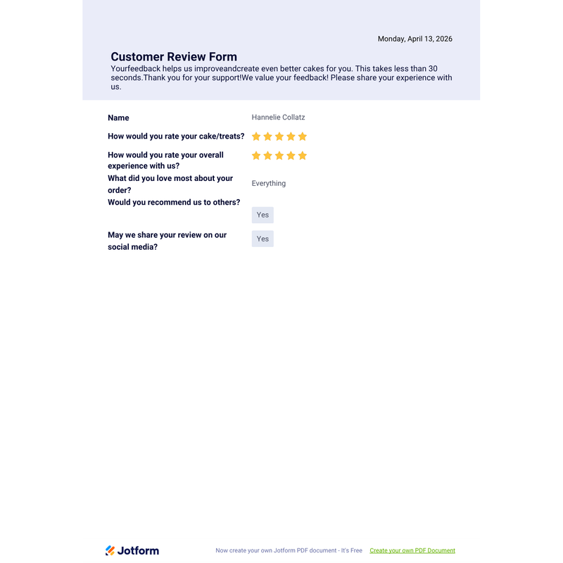 Customer review 7