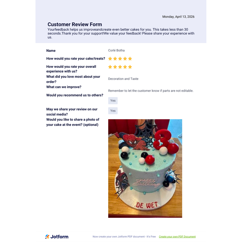 Customer review 2