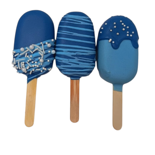 Bondi Blue Cakesicles