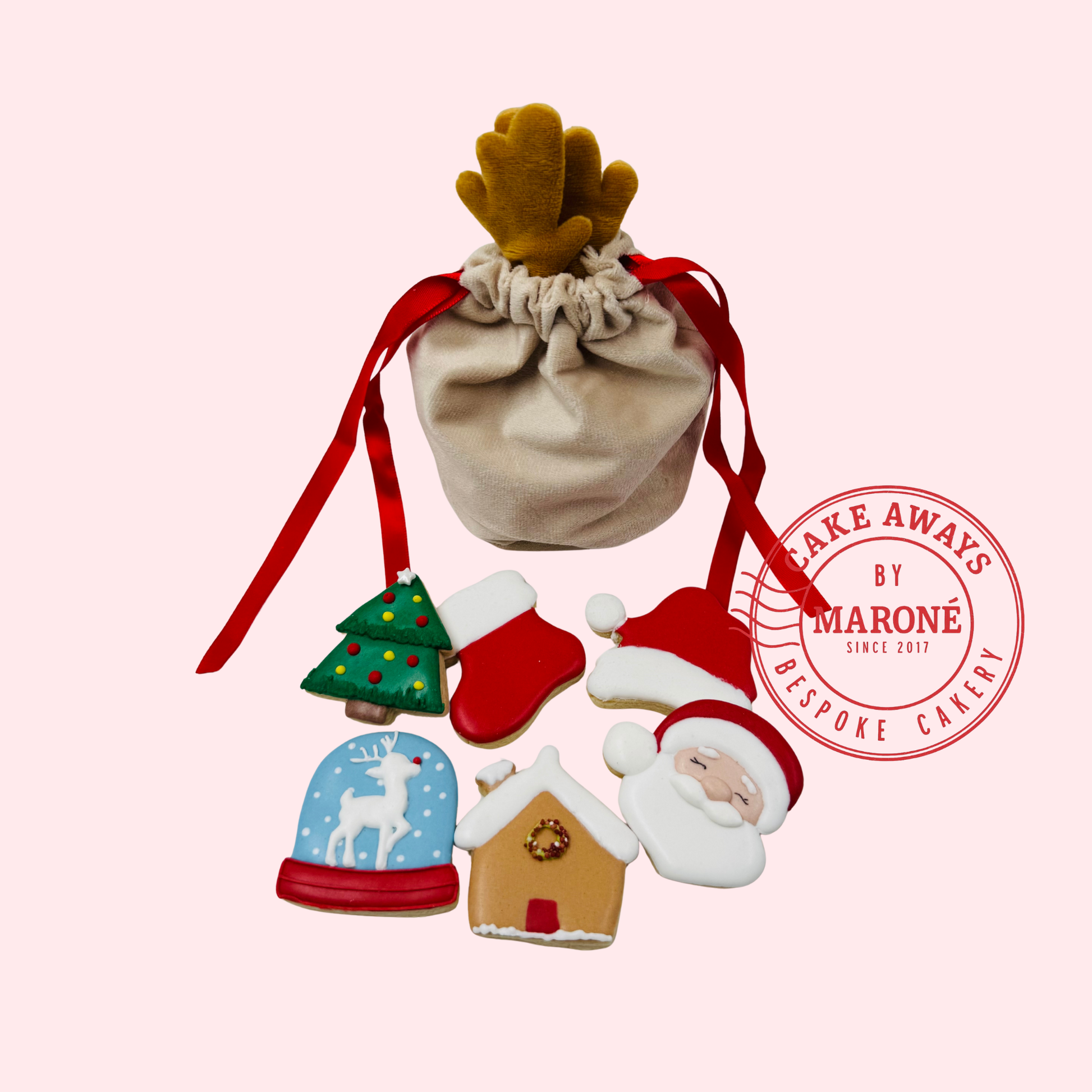 Reindeer Tote with Mini Cookies