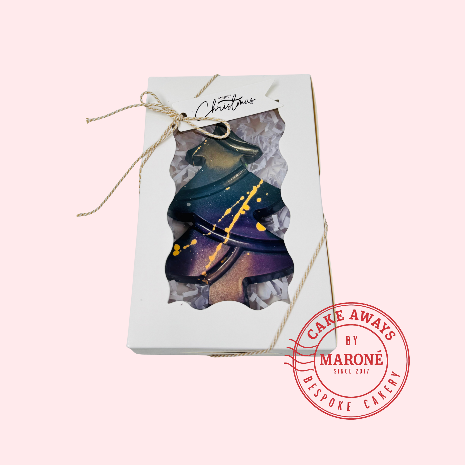 Salted Caramel Chocolate Christmas tree