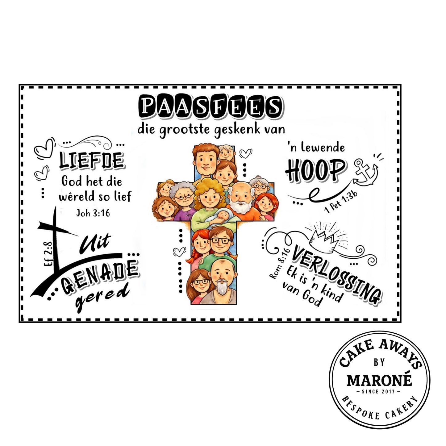 Decorate Your Own Easter Cross Cookie Set