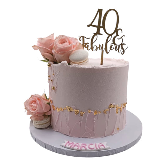 Rose gold Elegant cake
