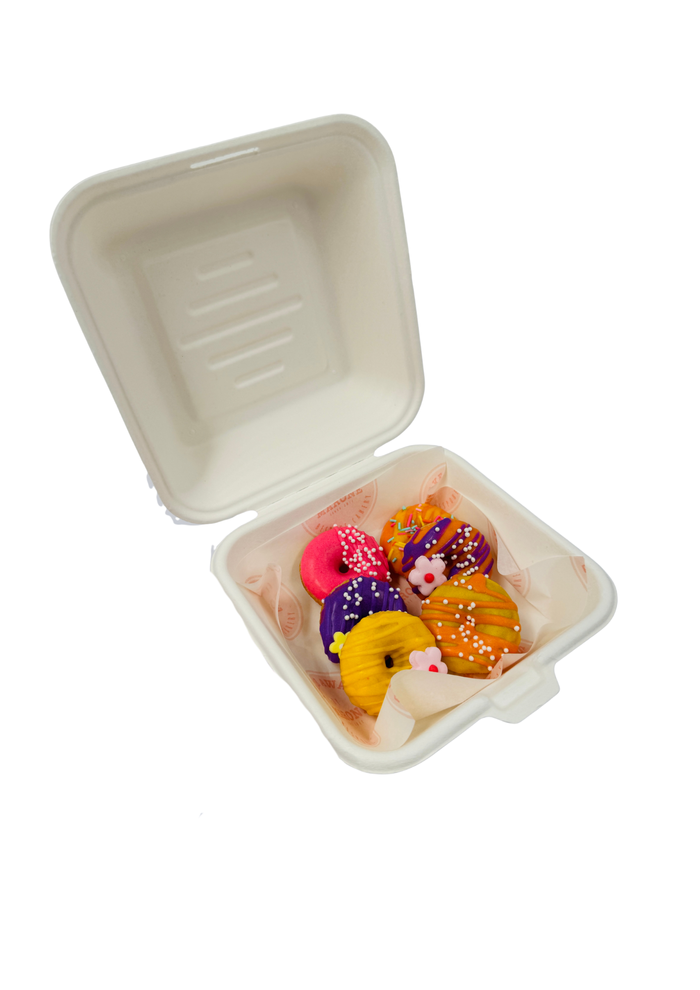 Colourful Spring Mini Donuts