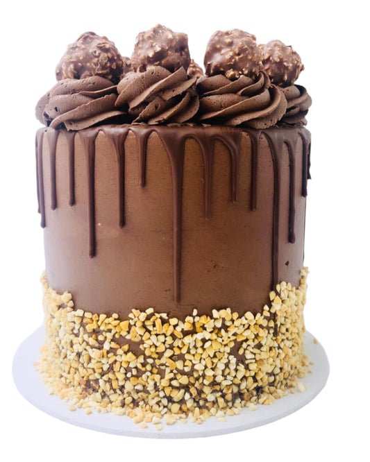 6-Ferrero Rocher Cake