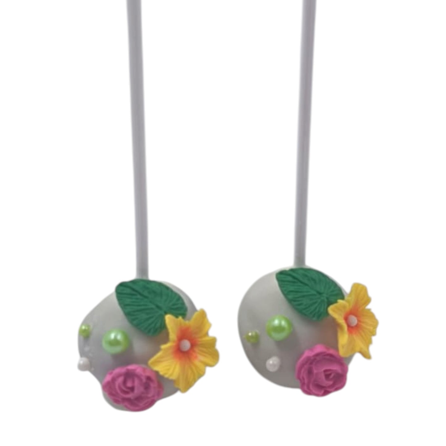 Tropical themed Cake pops