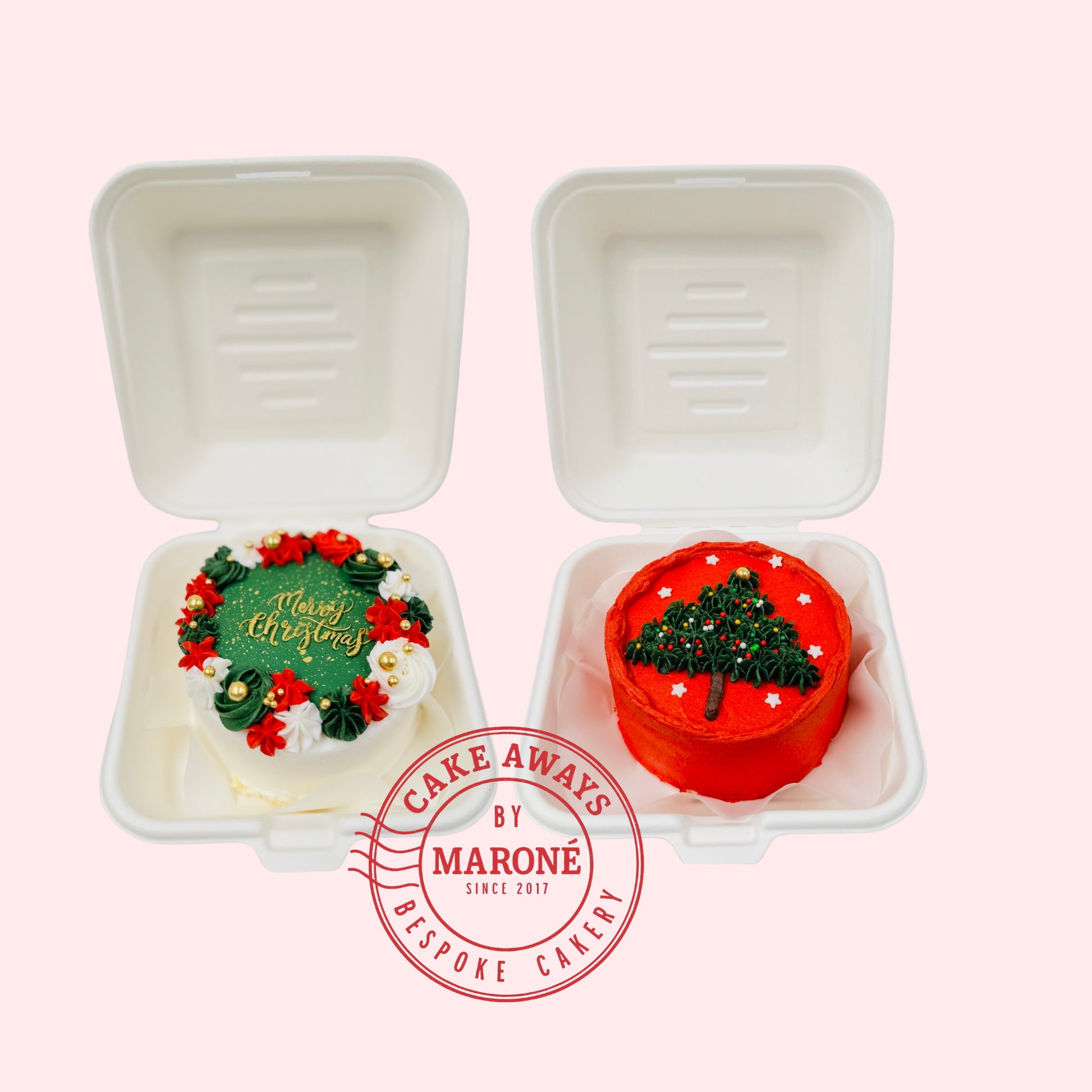 Christmas Bento Cake