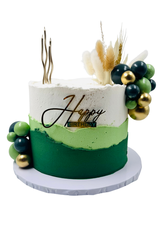 White and Green Elegance