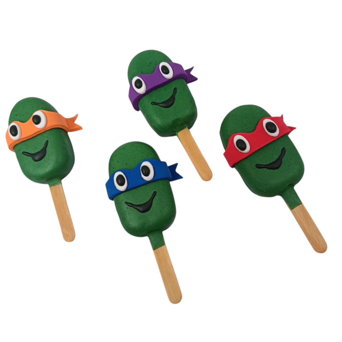 Ninja Turtle Cakesicles