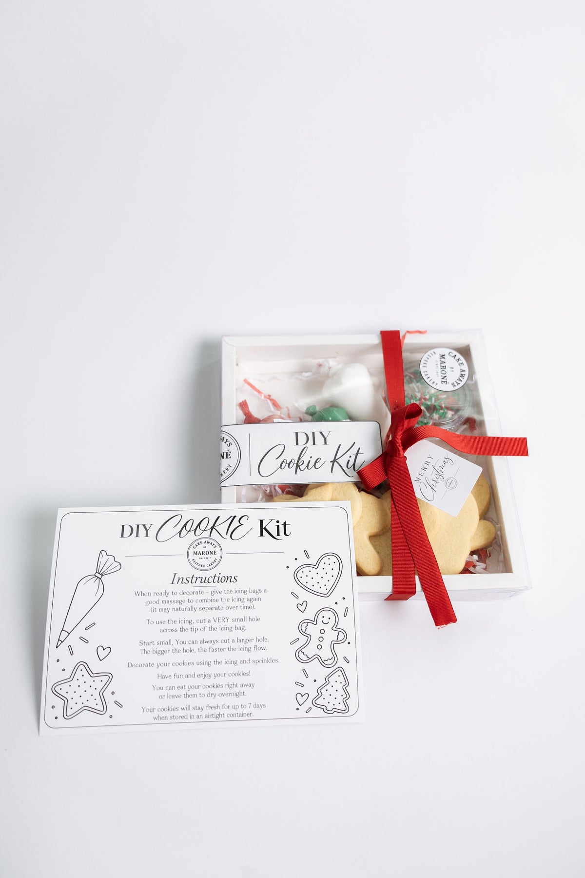 DIY Christmas Cookie kit - 6 Cookies