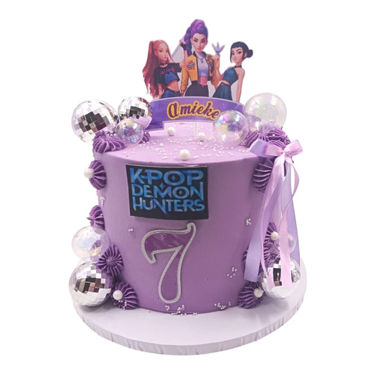 K PoP Demon Hunter Cake