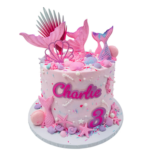 Mermaid tail cake