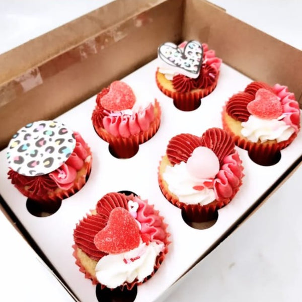 Valentines day Cupcakes Box
