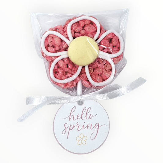 Flower Rice Kripy Treat on stick