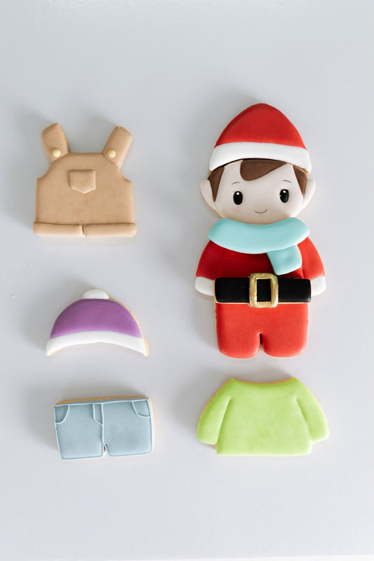 Elf Dress-Up Cookie Kit