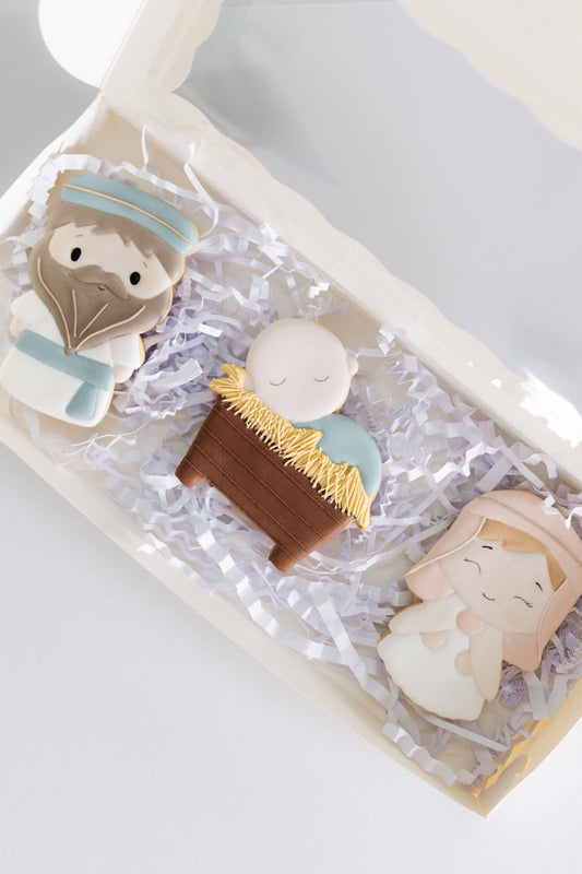 Nativity Cookie Box – 3 Cookies