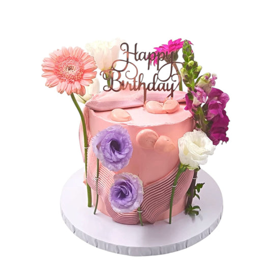 Fresh Floral Garden Cake