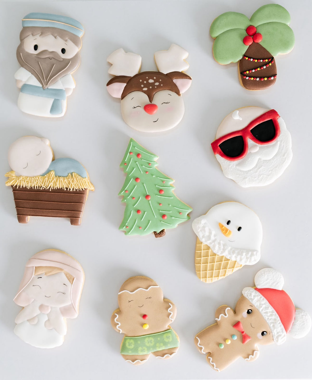 Individual Christmas Cookies