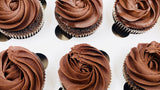 Dark Chocolate Ganache Cupcakes